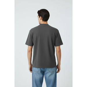 เสื้อยืดโอเวอร์ไซส์ทรงหลวมไหล่ตก ผู้ชาย ผ้าฝ้าย 100% สไตล์สตรีทแวร์ลำลอง แฟชั่นฤดูร้อน แห้งเร็ว ไม่หดตัว คุณภาพพรีเมียม - Product Image 5