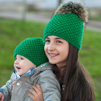 Bonnet de voyage LaVitta Ida Polish, chapeau chaud de haute qualité avec pompon artificiel pour femme, agréable et confortable pour une utilisation quotidienne en extérieur