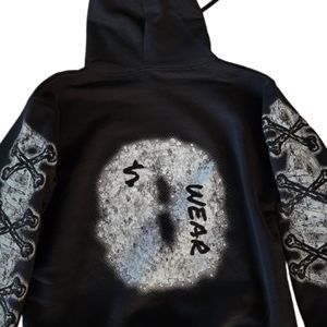 Vente en gros de pulls à capuche surdimensionnés 100% coton avec impression personnalisée Design personnalisé pour l'hiver - Product Image 6