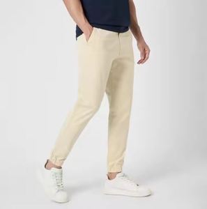 กางเกงวิ่งสำหรับผู้ชายผ้าฝ้ายหนักผลิตตามสั่ง - Product Image 2