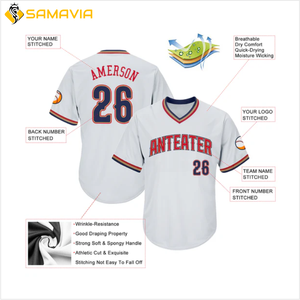 SAMAVIA Maillots de baseball d'ingénierie de précision Ajustement personnalisé pour les équipes américaines Maillot de baseball Pro Performance Athlètes américains personnalisables - Product Image 3