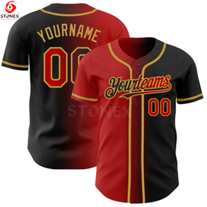 Maillot d'uniforme de baseball personnalisé haut tendance maillots de baseball d'entraînement d'équipe de haute qualité - Product Image 3