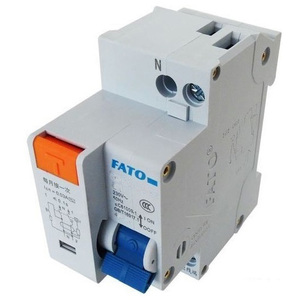 เบรกเกอร์ดิฟเฟอเรนเชียล FATO 2P C10 230V 10A พร้อมปุ่มทดสอบ สำหรับใช้ในบ้าน - Product Image 1