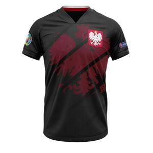 Ensembles de vêtements de football pour hommes à col en V, maillots de football respirants de haute qualité avec service OEM - Product Image 2