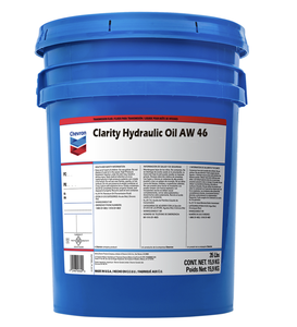 Huile hydraulique Chevron Clarity AW 46, seau de 5 gallons - Product Image 1