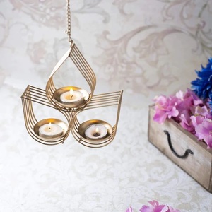 Portavelas de madera con diseño colgante en forma de corazón para decoración de bodas y regalo de Navidad, portavelas de la mejor calidad - Product Image 1