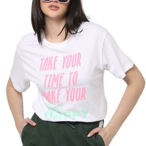 T-shirts pour femmes en coton, hauts décontractés, coupe ample, manches courtes, tissu léger, confortable pour les tenues de tous les jours - Product Image 5