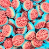 Bonbons gélifiés à la fraise acidulés, personnalisés, en gros, certifiés Halal, sans gélatine, multicolores, en sachet, saveurs assorties