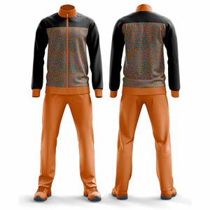 Ensemble de survêtement sportif personnalisé avec fermeture éclair, veste et pantalon, pour hommes, femmes et jeunes, tenue d'entraînement pour équipe, design unique, tenue de sport - Product Image 5