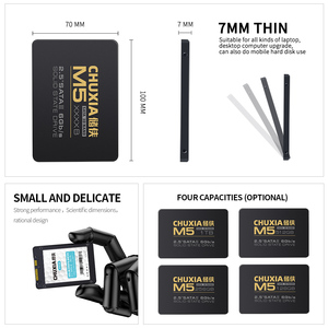 Dizüstü bilgisayar için dahili katı hal diski/masaüstü bilgisayar 128GB 2TB SATA 3 2.5 inç M5 taşınabilir SSD yeni 2 adet - Product Image 4
