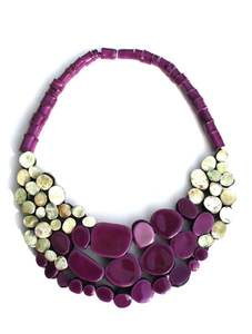 Collier en résine à perles simples décoratives, chaîne en corde classique faite à la main, multicolore, tendance, de haute qualité, artisanat bh - Product Image 2