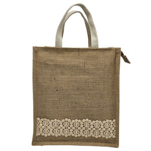 Haute qualité Logo Personnalisé Jute Fourre-Tout Sac À Provisions Coton Toile Sac Article Personnalisé Style Motif Lettre Promotion IND - Product Image 2