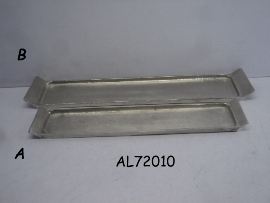 Plateau rond décoratif en aluminium texturé, plateau rond martelé Thali pour servir les aliments, contact alimentaire sûr - Product Image 5