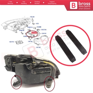 ชุดแท็บยึดซ่อมขายึดไฟหน้า BHL570 สำหรับ Focus C-Max MK1 DM2 ปี 2003-2010 1323316 - Product Image 5