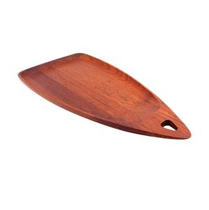 Plateau en bois chic pour une utilisation quotidienne sur la table ou un présentoir décoratif Pièce artisanale rustique pour le café et la cuisine - Product Image 5