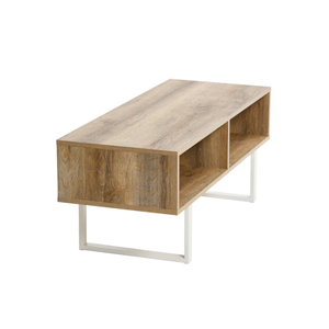 Modern Scandinavian Design Slatted Wood <b>Coffee</b> <b>Table</b> Set High Quality Bulk Supply Available in India Reasonable Price Dining Use - Product Image 4