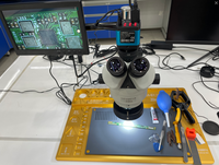 Meilleur Microscope Trinocular pour Réparation de Téléphones Mobiles, Soudure de Carte Mère, Station de Rework BGA pour Carte à Puce