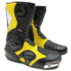 Chaussures de vélo de montagne d'hiver professionnelles en gros, nouvelles, imperméables, en cuir, chaussures de moto, bottes de course pour moto - Product Image 1