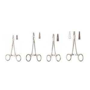 Kit de sutura quirúrgica manual con portagujas de acero inoxidable, certificado CE ISO, acabado mate opaco y reutilizable, VERITAS, 2017 - Product Image 2