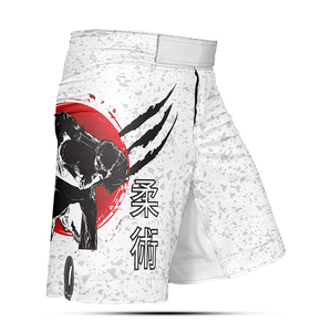 Pantalones Cortos de MMA Personalizados, Ropa de Entrenamiento de Poliéster a la Moda para Artes Marciales, Cómodos y Duraderos, Unisex, con Logotipo Personalizado - Product Image 4