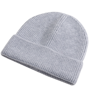 Venta al por mayor de gorros cálidos de invierno Unisex, gorros con logotipo personalizado, algodón y lana tejida de ropa de calle, gorro con puños, 100% algodón fabricado - Product Image 6