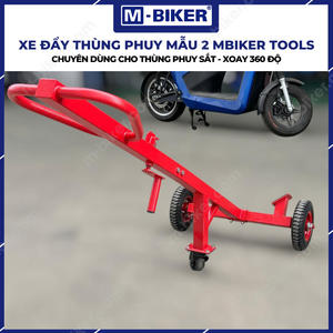 Chariot à tambours robuste MBiker, modèle 2-500 kg de capacité, conteneur à tambours en acier à 4 roues - Product Image 6