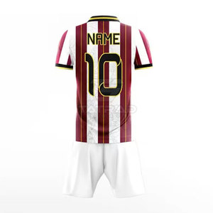 Tenue de football à prix d'usine, dernier design, 100% polyester, légère, respirante, séchage rapide, personnalisable, pour hommes - Product Image 5