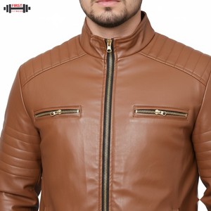 Chaqueta Bomber de Cuero Vacuno para Hombre, Estilo Piloto, Invierno, Impermeable, Cortavientos, Personalizada, Pakistán - Product Image 6