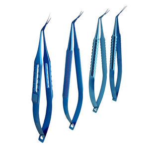 Ensemble de forceps ophtalmiques en titane pour capsulorhexis, pincettes micro-chirurgicales Inamura pour déchirure oculaire, certifié CE, fabricant Pakistan - Product Image 1