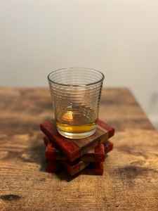 Dessous de verre Acacia bois artisanal Designer rouge résine Joint dessous de verre accessoires tapis tampons marbre Styles rond Sublimation - Product Image 3