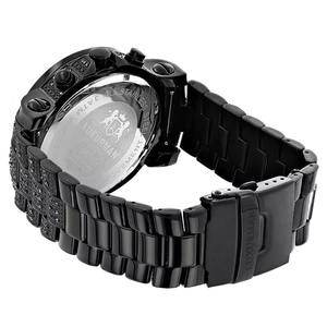 นาฬิกาข้อมือผู้ชาย Black Diamond ประดับเพชรโมอิสซาไนต์ เครื่องประดับแฟชั่นผู้ชาย นาฬิกาเพชรหรูหราสไตล์ฮิปฮอป ดีไซน์โดดเด่นสะดุดตา - Product Image 3