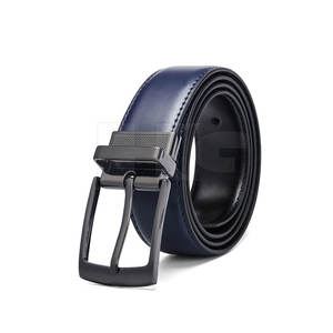 Ceinture pour hommes en cuir de vache à la mode de meilleure qualité fabriquée au Pakistan Nouvelle ceinture en cuir véritable - Product Image 1