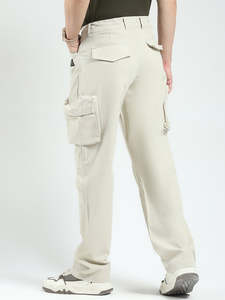 Pantalones Cargo para hombre, rectos, curvos, a rayas, informales, a la moda, para exteriores, multibolsillos, duraderos, cómodos, pantalones lavados para hombre - Product Image 4