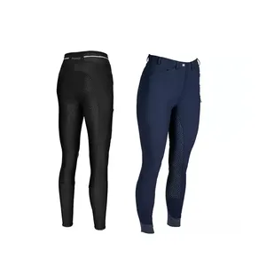 Jodhpurs ขี่ม้าที่มีคุณภาพสูงที่สะดวกสบายเต็มที่นั่งกางเกงซิลิคอนสำหรับการขี่ม้าฉลากส่วนตัว - Product Image 2