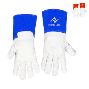 Guantes de soldadura TIG Guantes de soldadura Tig Guantes de soldadura de seguridad para manos y brazos Guantes protectores de cuero Premium - Product Image 1