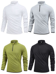 .Moisture wicking golf quarter zip pullover crafted for modern players features comfort <b>stretch</b> - Product Image 5