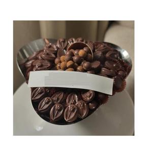 Bol de service à chocolat en métal argenté de qualité supérieure Design vintage Home Tale Top Bol à chocolat pour l'utilisation des restaurants d'hôtel - Product Image 1