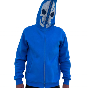 Jersey personalizado con cremallera para mujer, sudaderas con capucha con cremallera completa, talla grande bordada - Product Image 6