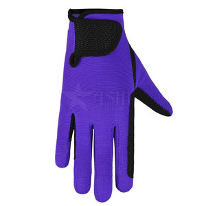 Gants équestres d'été pour femmes Gants d'équitation en cuir respirant avec extensibilité pour l'équitation en plein air - Product Image 6
