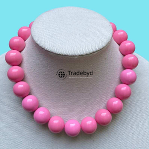 Collar de resina hecho a mano Tradebyd, regalo de joyería elegante para mujer, accesorios de moda únicos - Product Image 3