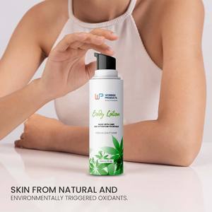 Crema corporal hidratante a base de hierbas de cáñamo para todo tipo de piel a precio mayorista con logotipo personalizado - Product Image 2