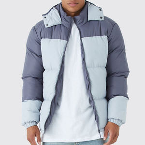 Manufacturer Custom Men's Warn Winter Shiny Quilted Puffer <b>Jacket</b> Windbreaker <b>Padded</b> Thick Black <b>Hooded</b> Bubble <b>Padded</b> <b>Jacket</b> - Product Image 4