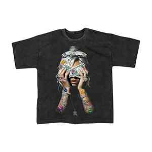 Camisetas Personalizadas para Hombre, Ecológicas, Transpirables, 100% Algodón, Gruesas, de Manga Corta, Estilo Urbano, Corte Holgado - Product Image 6