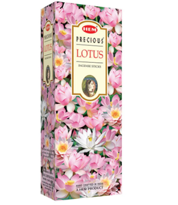 Bâtonnets d'encens HEM Lotus 120 bâtonnets (6 boîtes) 9 pouces de long fabriqués à la main Agarbatti pour la méditation, le yoga et le spa arôme floral naturel - Product Image 2