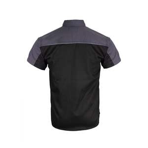 เสื้อช่างพร้อมตัวสะท้อนแสงด้านหลังตรงก้นสีเทา/ดำ - Product Image 1