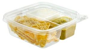 Contenedores de comida cuadrados desechables de 3 compartimentos de excelente calidad SC6B3 Snack Box saludable y reciclable-para envasado de alimentos con fideos - Product Image 6