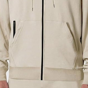 Ensemble de survêtement pour homme en molleton de coton et polyester élégant, 2 pièces, matière épaisse, sweat-shirt et pantalon de survêtement pour homme pour l'hiver, respirant - Product Image 6