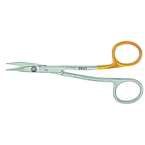 Tijeras de acero inoxidable con forma de S, instrumentos quirúrgicos dentales, corte estupendo, 13 cm, de acero inoxidable - Product Image 4