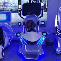 Máquina de Realidad Virtual 9D InfinityVR, Simulador de Movimiento 3 en 1 con Rotación de 360 Grados para Carreras, Tiro y Vuelo