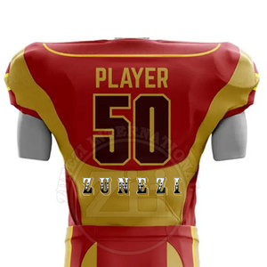 Tenue d'entraînement de football américain respirante, grande taille, manches courtes, design personnalisé, best-seller - Product Image 5